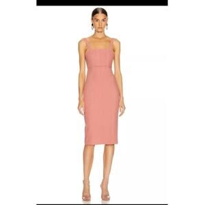 Cinq a Sept Dakota Midi Dress in Rosewood Size 0